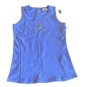 Danskin Girl Light Purple Sleeveless Knit Dance Top Size Large
